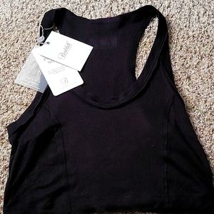 Bombshell sportswear ribbed crop tank